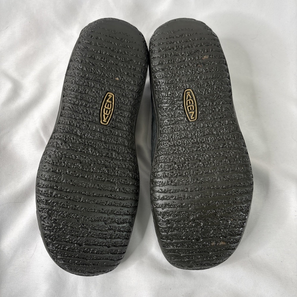 Keen Women's 8 Golden Ballerina Black Leather Slip On Loafers Stitched Moccasin - Picture 6 of 7